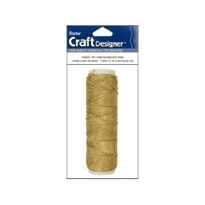    PRE PK 2PLY GLD NON ELASTIC THREAD 50YD (12 pack)