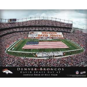  Personalized Denver Broncos Stadium Print Sports 