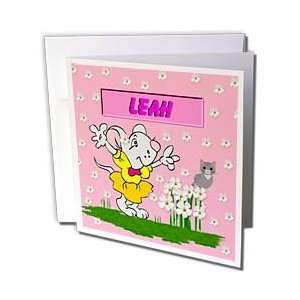  SmudgeArt Girl Name Designs   Leah   Decorative Name 