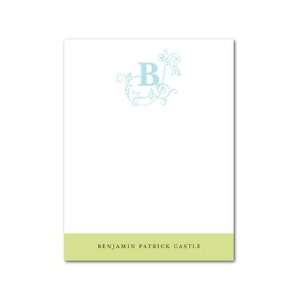 Thank You Cards   Vintage Monogram Blue By Hello Little One For Tiny 