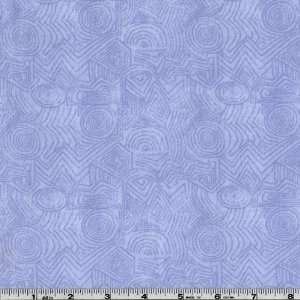 45 Wide Flannel Jungle Jamboree Maze Blue Fabric By The 