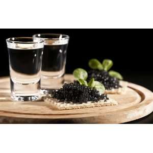 2oz. Tin of American Siberian Caviar  Grocery & Gourmet 