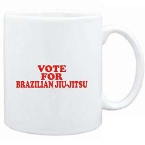  Mug White  VOTE FOR Brazilian Jiu Jitsu  Sports Sports 