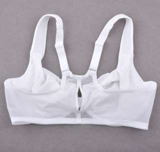 W542X Smooth Racer back Front Closure Bra White 44DD  