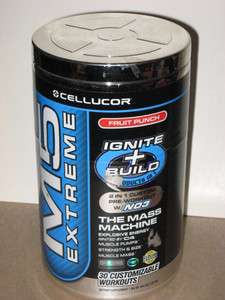 Cellucor M5 Extreme Ignite + Build FRUIT PUNCH 30 SERVINGS NEW AND 
