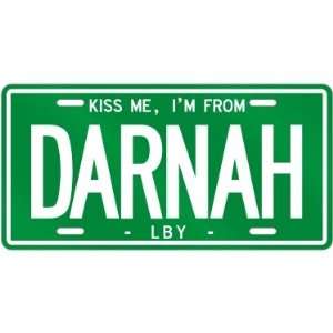  NEW  KISS ME , I AM FROM DARNAH  LIBYA LICENSE PLATE 