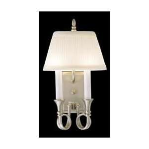 Nulco Lighting Charleston ADA Sconce with White oval shade in 