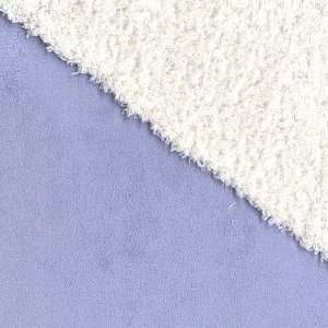 60 Wide Minky Sherpa Suede Baby Blue Fabric By The Yard 