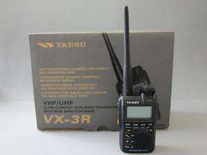 Yaesu VX 3R Dual Band VHF+UHF Two Way Ham Radio VX3R  