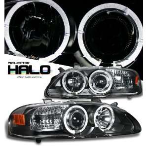  Nissan 2000 2003 Nissan Sentra Black W/Halo Headlight 