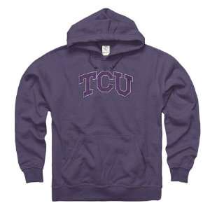  TCU Horned Frogs Heather Purple Tradition Ring Spun Hooded 