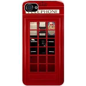  Rikki KnightTM British Phone Booth White Hard Case Cover 