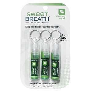  Sweet Breath Micro Mist, Spearmint, 3 ea Health 