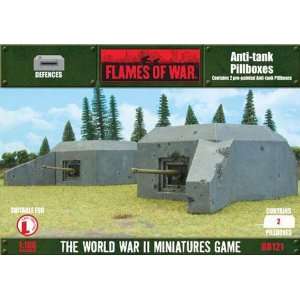  Battlefield in a Box Anti tank Pillbox (x2) Toys & Games