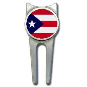  Puerto Rico flag golf divot tool 