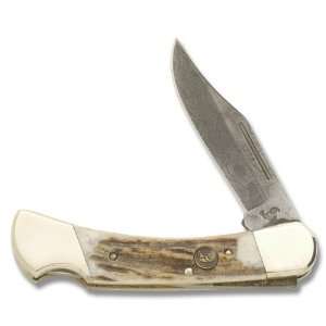   Knife with Genuine Deer Stag Handles 