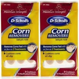 Dr. Scholls Corn Removers, 2 ct (Quantity of 4)