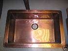 Undermount or drop in Hand Made kitchen copper sink