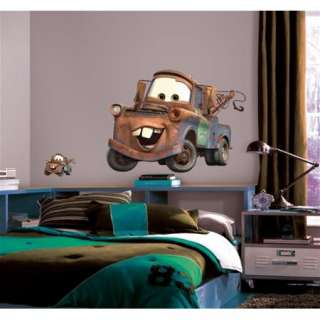 Walt Disneys Cars Tow Mater Giant Peel and Stick Wall Decal NEW MINT 