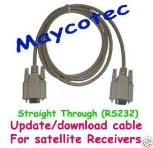 RS232 Straight Through Serial cable satellite Receiver  