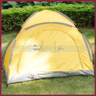   Folding Tent 1 2 Person Double Layer Waterproof Tent 210T PU3000