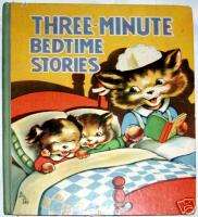 THREE MINUTE BEDTIME STORIES © 1951 Saalfield  