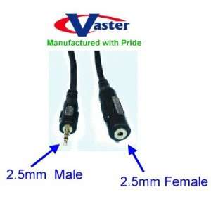  2.5mm Stereo Extension Cable 36 Inches Electronics