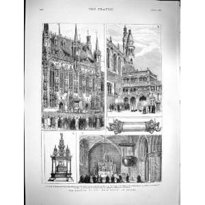   1878 Festival Holy Blood Bruges Hotel De Ville Chapel