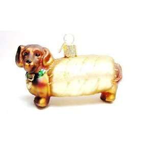  Old World Christmas Wiener Dog Ornament