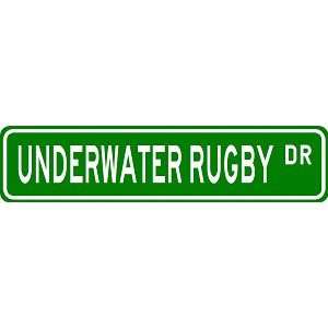  UNDERWATER RUGBY Street Sign   Sport Sign   High Quality 