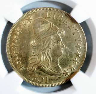 1801 $10 CAPPED BUST $10 GOLD COIN NGC MS 61  