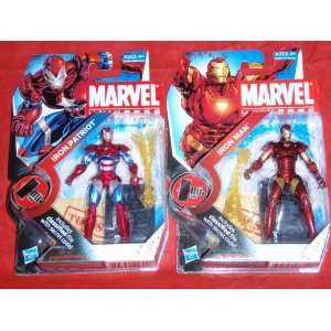  Marvel Universe Series 2 Figures Iron Man & Iron Patriot 