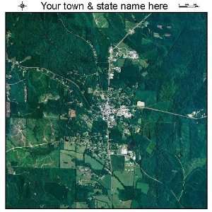   Aerial Photography Map of Carrollton, Alabama 2011 AL 
