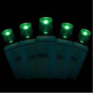  Commercial Grade LED 5MM Light String of 25   Green