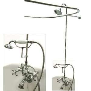 Vintage Shower Package with Metal Cross Handles Finish Oil Rubbed 