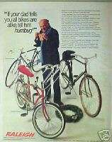 1968 Raleigh Fireball, Record, Bicycles/ Bike Paper AD  