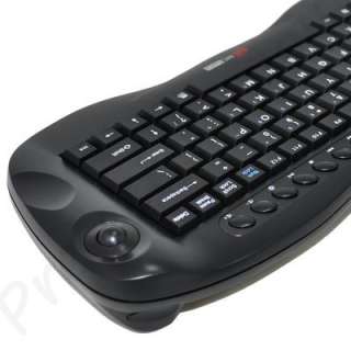 RF 2.4Ghz HTPC USB Wireless Keyboard with trackball mouse New  