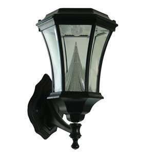  Gama Sonic GS 94010 Solar LED Wall Sconce, Black