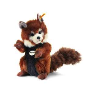 Steiff Bendy Red Alpaca Panda  Toys & Games  