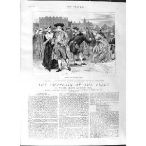   1881 ILLUSTRATION STORY CHAPLAIN FLEET ST. JAMES PARK