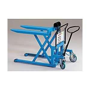    BISHAMON SkidLift Powered Pallet Positioners   Blue Automotive