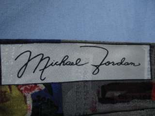 100% Silk~Michael Jordan Golf Tie Necktie~Made In Korea~Bugatchi 