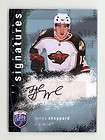 2007 08 BAP Be A Player Minnesota Wild JAMES SHEPPARD Autograph #SH