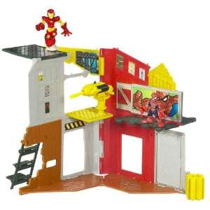   Squad Mini Playset   Superhero City Spidey & Iron Man Toys & Games
