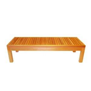  Cedar Delite RCFNC400X1200PS Rectangle Western Red Bench 