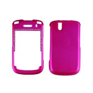  Rose Red Rubberized Hard Protector Case for Blackberry Tour 