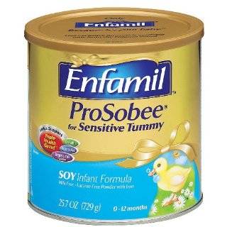 Enfamil ProSobee for Sensitive Tummy Powder   25.7 oz   6 pk    size 