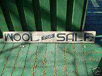 Wool For Sale Primitive Wooden Sign Sheep  