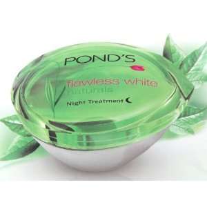  Ponds Flawless White Naturals Night Treatment Cream 50g Beauty