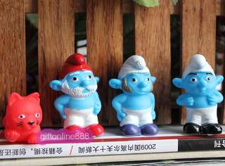 8PC The smurfs Village figure Figurine doll Collection  